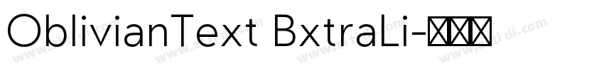 OblivianText BxtraLi字体转换